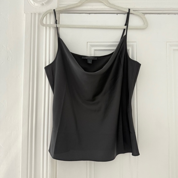 All Saints Black Hadley Camisole - Picture 3 of 9